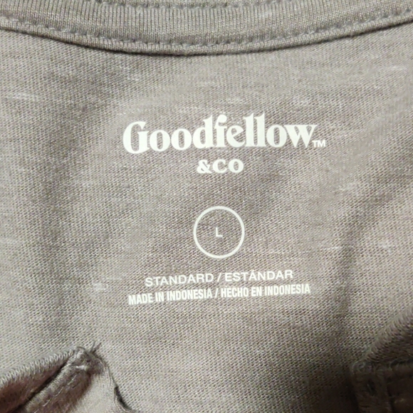 Gray Supersoft Long Sleeved Henley - Picture 2 of 4